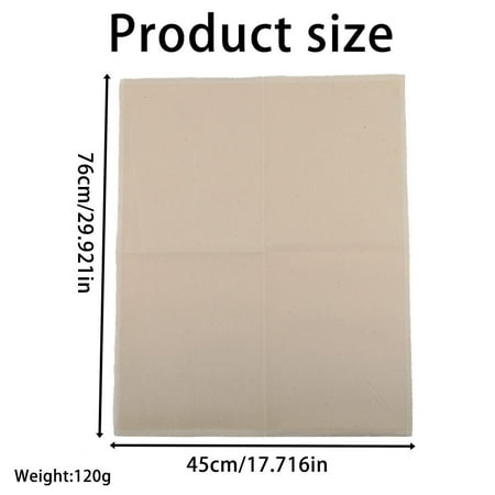 Bread cloth Dough Cloth Proofing Cloth Pastry Baking Tools Dough Leavening Cloth 45*75cm
Bread cloth Dough Cloth Proofing Cloth Pastry Baking Tools Dough Leavening Cloth 45*75cm