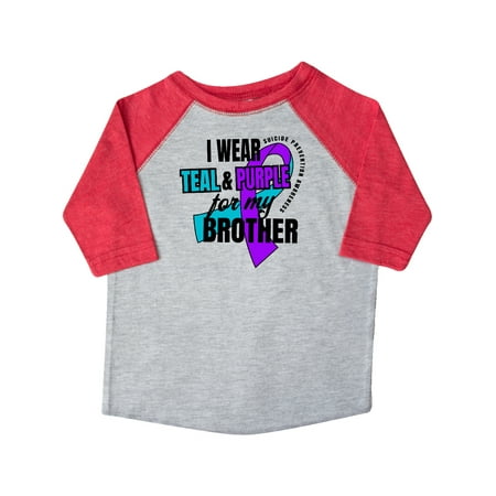 Inktastic Suicide Prevention I Wear Teal and Purple for My Brother Gift Toddler Boy or Toddler Girl T-Shirt
Inktastic Suicide Prevention I Wear Teal and Purple for My Brother Gift Toddler Boy or Toddler Girl T-Shirt