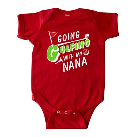 Inktastic Going Golfing with my Nana- kids golf Gift Baby Boy or Baby Girl Bodysuit
Inktastic Going Golfing with my Nana- kids golf Gift Baby Boy or Baby Girl Bodysuit