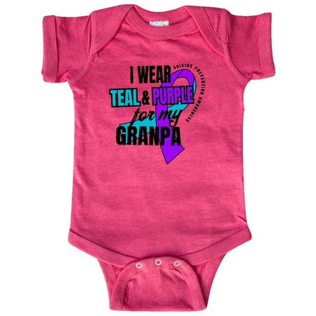 Inktastic Suicide Prevention I Wear Teal and Purple for My Granpa Gift Baby Boy or Baby Girl Bodysuit
Inktastic Suicide Prevention I Wear Teal and Purple for My Granpa Gift Baby Boy or Baby Girl Bodysuit