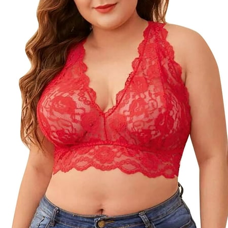 LBECLEY Womens Lingerie Plus Size for Women Ladies Large Size Mm Shoulder Strap Halter Lace Underwear Lingerie Tops Push Up Bras for Women Red L
LBECLEY Womens Lingerie Plus Size for Women Ladies Large Size Mm Shoulder Strap Halter Lace Underwear Lingerie Tops Push Up Bras for Women Red L