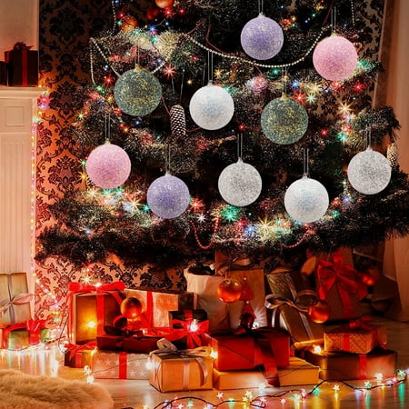 8CM Round Lightweight Christmas Ball with Lanyard Shining Color Foam Ball Pendant Xmas Decoration Party Supplies Foam Go
8CM Round Lightweight Christmas Ball with Lanyard Shining Color Foam Ball Pendant Xmas Decoration Party Supplies Foam Go