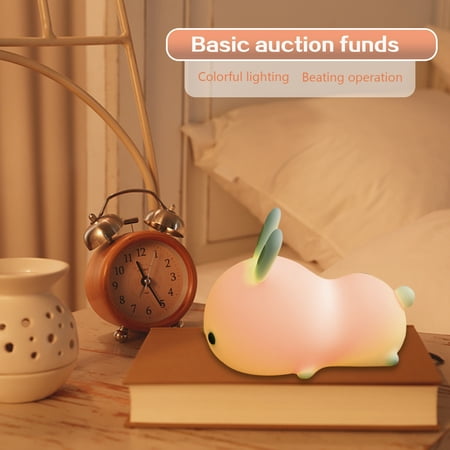 Lamp Remote Control Ornaments For Children Baby Toy Gift Decorations Rabbit BPA-free Washable Touch Sensor Night Light
Lamp Remote Control Ornaments For Children Baby Toy Gift Decorations Rabbit BPA-free Washable Touch Sensor Night Light