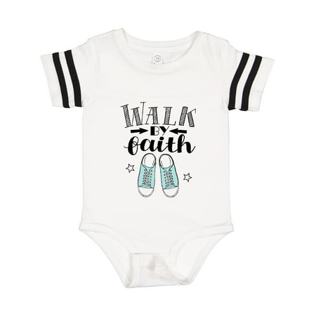 Inktastic Walk by Faith Quote Gift Baby Boy or Baby Girl Bodysuit