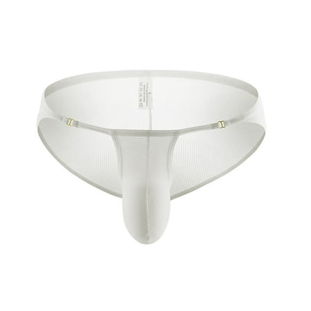 Juebong Underwear for Men Clearance Under $10.00 Men s Summer Breathable Mesh Solid Color Thong Sexy Mesh Breathable Panties White XXL
Juebong Underwear for Men Clearance Under $10.00 Men s Summer Breathable Mesh Solid Color Thong Sexy Mesh Breathable Panties White XXL