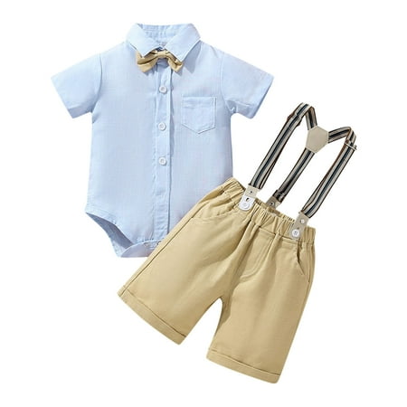 Boys Outfits 2 PCS Short Sleeve Tops Shorts Gentleman Style Baby Kids Fashion Lovely Simple Home Wear Outdoor Children s Day Gifts
Boys Outfits 2 PCS Short Sleeve Tops Shorts Gentleman Style Baby Kids Fashion Lovely Simple Home Wear Outdoor Children s Day Gifts