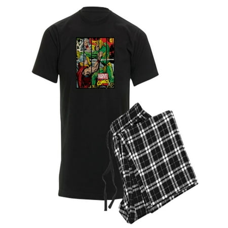 CafePress - Marvel Loki And Thor - Men s Dark Pajamas