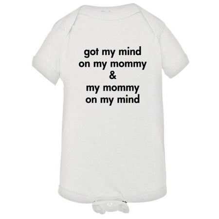 PleaseMeTees™ Baby Got My Mind On My Mommy I Love Dad Parents HQ Jumper