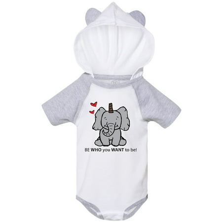 Inktastic Be Who you Want to be Gift Baby Boy or Baby Girl Bodysuit