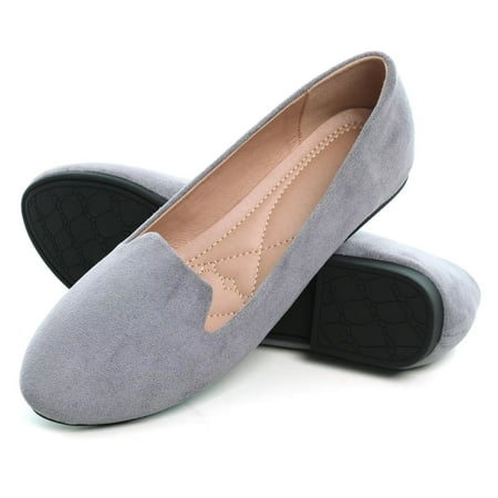 SAILING LU Suede Ballet Flats for Women Classic Basic Office Shoes Soft Slip-ons Gray 177 US 7.5
SAILING LU Suede Ballet Flats for Women Classic Basic Office Shoes Soft Slip-ons Gray 177 US 7.5