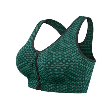 Tinglu Women Bras with Removable Pads Comfort Front Zipper Sports Bras Fitness Wireless Yoga Bra
Tinglu Women Bras with Removable Pads Comfort Front Zipper Sports Bras Fitness Wireless Yoga Bra