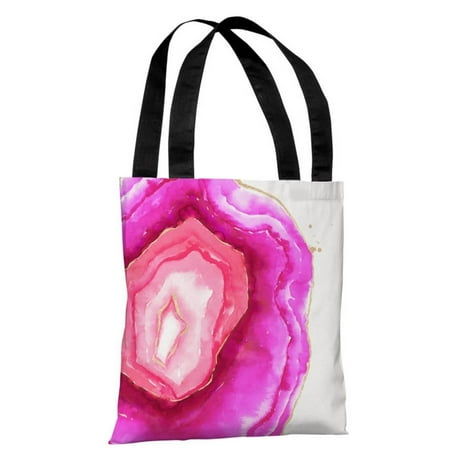 Bold Formations - Jewel Pink - Jewel Pink Tote Bag by lezleelliott Tote Bag