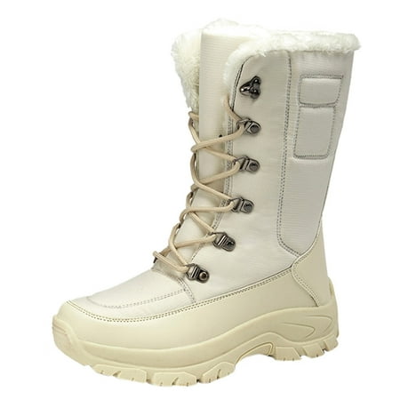 Snow Boots for Women Proof Velvet Keep Boots Boots Round Shoes Women Toe Lace Up Warm Flat Plus Water Snow Women s Boots PU Dress Sandals for Women Beige
Snow Boots for Women Proof Velvet Keep Boots Boots Round Shoes Women Toe Lace Up Warm Flat Plus Water Snow Women s Boots PU Dress Sandals for Women Beige