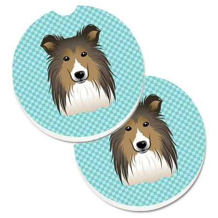 Caroline s Treasures BB1180CARC Checkerboard Blue Sheltie Set of 2 Cup Holder Car Coasters Large multicolor
Caroline s Treasures BB1180CARC Checkerboard Blue Sheltie Set of 2 Cup Holder Car Coasters Large multicolor