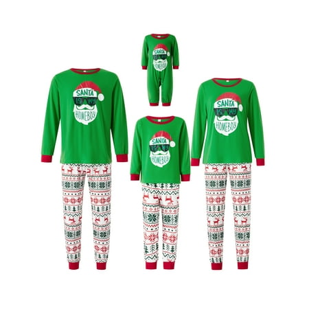 xkwyshop Christmas Family Matching Pajama Set Santa Claus Long Sleeve Top Long Pants Sleepwear Homewear Green
xkwyshop Christmas Family Matching Pajama Set Santa Claus Long Sleeve Top Long Pants Sleepwear Homewear Green