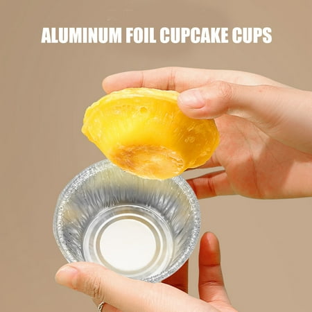 150 Pcs Aluminum Foil Cupcake Cups Ramekin Muffin Baking Cups Disposable Muffin Liners Ramekin Holders Cups Aluminum Cupcake Baking Pan Pudding Baking Cups
150 Pcs Aluminum Foil Cupcake Cups Ramekin Muffin Baking Cups Disposable Muffin Liners Ramekin Holders Cups Aluminum Cupcake Baking Pan Pudding Baking Cups