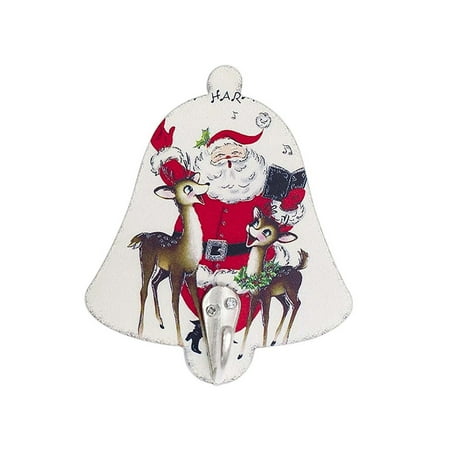 WOXINDA Seamless Painted Buckle Wooden Hook Christmas With Metal Kitchen Decoration Decoration & Hangs