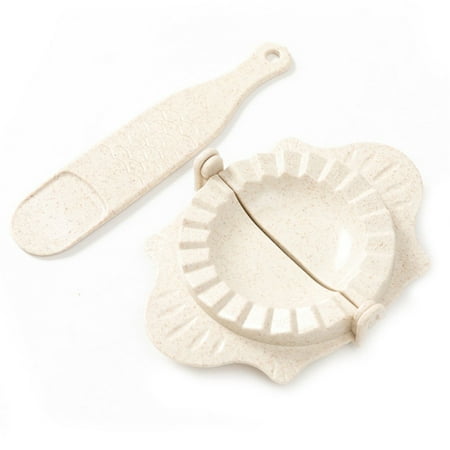 Multifunction Plastic Dumpling Maker Dumplings Presser Molds Ravioli Mould Kitch Wheat straw and plastic material with Stuffing spoon durable Dumpling Maker Dumpling making mould Dumpling Beige
Multifunction Plastic Dumpling Maker Dumplings Presser Molds Ravioli Mould Kitch Wheat straw and plastic material with Stuffing spoon durable Dumpling Maker Dumpling making mould Dumpling Beige