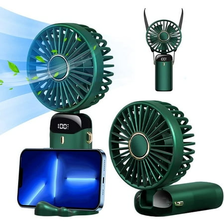Portable Handheld Fan Homlike Personal Cooling Hanging Neck Fan 5 Speed with LED Display 90°Adj USB Rechargeable Mini Desk Fans for Home Office Travel
Portable Handheld Fan Homlike Personal Cooling Hanging Neck Fan 5 Speed with LED Display 90°Adj USB Rechargeable Mini Desk Fans for Home Office Travel