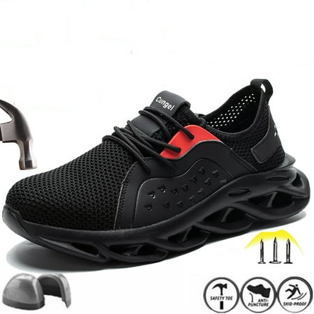 Safety Shoes Work Shoes Steel Toe Cap Trainers Men Women Lightweight Breathable Comfortable Air Cushioned Safety Sneakers Black (Size 44)
Safety Shoes Work Shoes Steel Toe Cap Trainers Men Women Lightweight Breathable Comfortable Air Cushioned Safety Sneakers Black (Size 44)