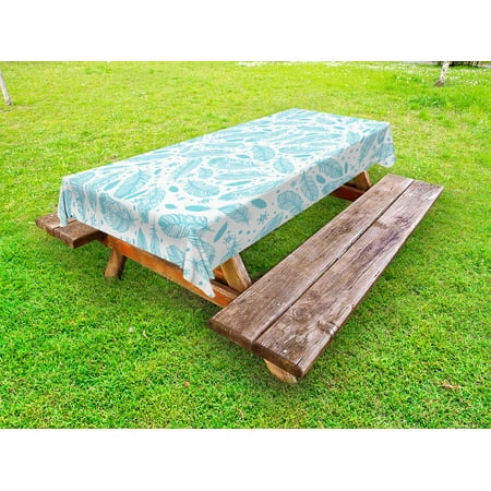 Feather Outdoor Tablecloth Vintage Monochrome Ethnic Pattern of Quills and Sun Motifs Aztec Design Decorative Washable Fabric Picnic Table Cloth 58 X 84 Inches Pale Blue and White by Ambesonne
Feather Outdoor Tablecloth Vintage Monochrome Ethnic Pattern of Quills and Sun Motifs Aztec Design Decorative Washable Fabric Picnic Table Cloth 58 X 84 Inches Pale Blue and White by Ambesonne