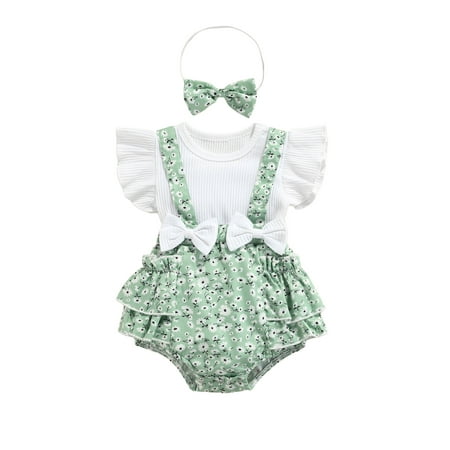 Douhoow Summer Baby Girl Romper Infant Ruffle Sleeve Fruit Floral printed Jumpsuit With Headband
Douhoow Summer Baby Girl Romper Infant Ruffle Sleeve Fruit Floral printed Jumpsuit With Headband