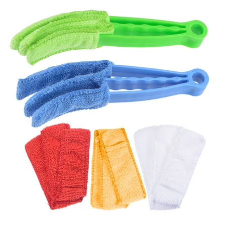 Uxcell Blind Brush Cleaning Tool with 3 Colors Extra Microfiber Sleeves Blue Green 2 Count
Uxcell Blind Brush Cleaning Tool with 3 Colors Extra Microfiber Sleeves Blue Green 2 Count