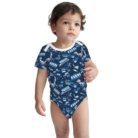 Sikiie Blue Bus Baby Short Sleeve Bodysuits One-piece 100% Cotton for Infant Baby Boys Girls Unisex-3 Months
Sikiie Blue Bus Baby Short Sleeve Bodysuits One-piece 100% Cotton for Infant Baby Boys Girls Unisex-3 Months