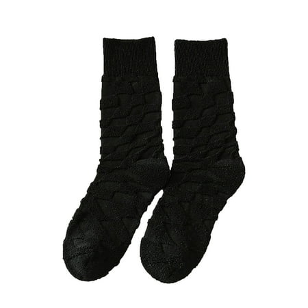 Yinguo Women Simple Fashion Autumn And Winter Warm Thick Solid Color Jacquard Pattern Midtube Socks
Yinguo Women Simple Fashion Autumn And Winter Warm Thick Solid Color Jacquard Pattern Midtube Socks
