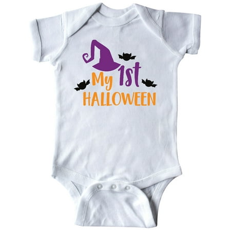 Inktastic My First Halloween Witch Hat Bats - Purple Black Gift Baby Boy or Baby Girl Bodysuit
Inktastic My First Halloween Witch Hat Bats - Purple Black Gift Baby Boy or Baby Girl Bodysuit