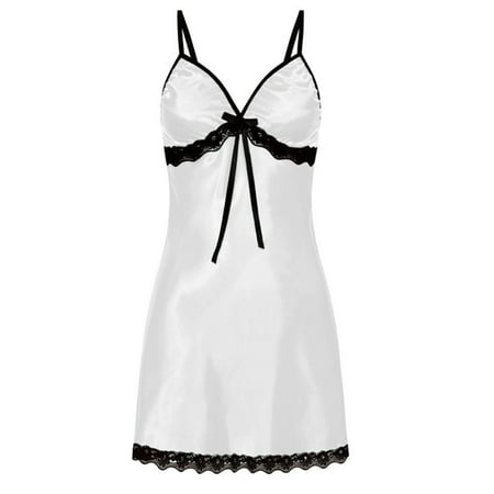 Shakub Womens Sexy V Neck Nightwear Lace Silks Sleepwear Chemise Nightdress Babydoll Lingerie
Shakub Womens Sexy V Neck Nightwear Lace Silks Sleepwear Chemise Nightdress Babydoll Lingerie