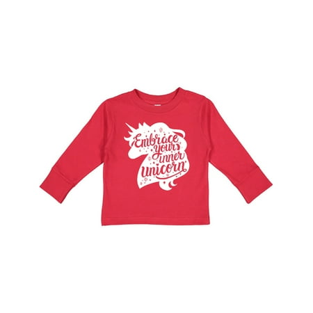 Inktastic Embrace Your Inner Unicorn in White Silhouette Gift Toddler Boy or Toddler Girl Long Sleeve T-Shirt
Inktastic Embrace Your Inner Unicorn in White Silhouette Gift Toddler Boy or Toddler Girl Long Sleeve T-Shirt