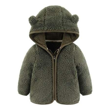 Stamzod Solid Color Fleece Jackets For Toddlers Girls Boys Hooded Long Sleeve Winter Jackets With Zipper Outerwear Coat Kids Costume 6M-3Y On Clearance
Stamzod Solid Color Fleece Jackets For Toddlers Girls Boys Hooded Long Sleeve Winter Jackets With Zipper Outerwear Coat Kids Costume 6M-3Y On Clearance