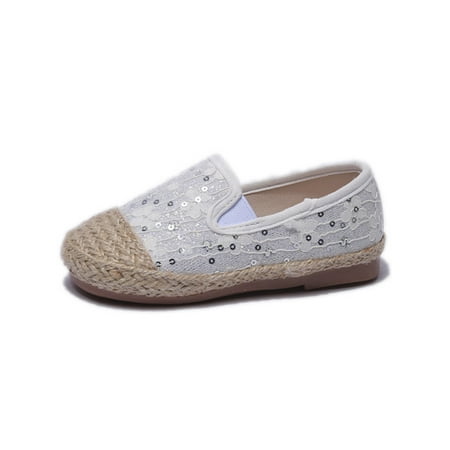 GENILU Girl s Breathable Lightweight Sequins Espadrilles Loafer Casual Flat Shoes Performance Soft Sole Low Top Loafers Beige 1Y
GENILU Girl s Breathable Lightweight Sequins Espadrilles Loafer Casual Flat Shoes Performance Soft Sole Low Top Loafers Beige 1Y