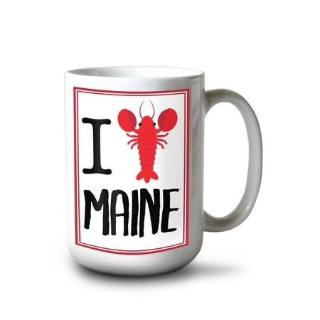 15 fl oz Ceramic Mug Maine I Lobster Maine Vector Dishwasher & Microwave Safe
15 fl oz Ceramic Mug Maine I Lobster Maine Vector Dishwasher & Microwave Safe