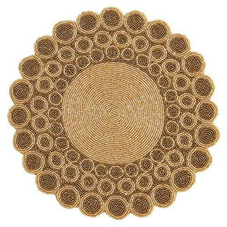 Fennco Styles Abigail Design Collection Vintage Circling Dots Floral Glass Beaded 14 x 14 Inch Place Mat – Variety Color Placemat for Banquets Family Gathering Special Events and Home
Fennco Styles Abigail Design Collection Vintage Circling Dots Floral Glass Beaded 14 x 14 Inch Place Mat – Variety Color Placemat for Banquets Family Gathering Special Events and Home