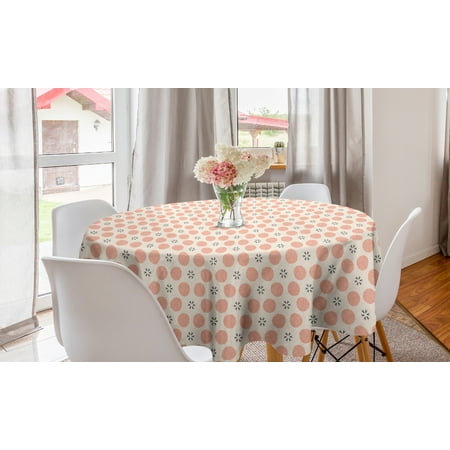 Pastel Round Tablecloth Continuous Modern Pattern with Symmetric Hatched Rounds Circle Table Cloth Cover for Dining Room Kitchen Decor 60 Salmon Charcoal Grey by Ambesonne
Pastel Round Tablecloth Continuous Modern Pattern with Symmetric Hatched Rounds Circle Table Cloth Cover for Dining Room Kitchen Decor 60 Salmon Charcoal Grey by Ambesonne