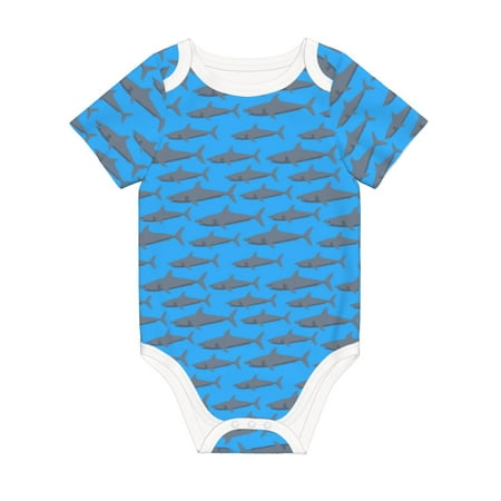 Coaee Party Shark Cute for Soft Cotton Baby Short-Sleeve Bodysuit Baby Girls Boys Bodysuit Romper
Coaee Party Shark Cute for Soft Cotton Baby Short-Sleeve Bodysuit Baby Girls Boys Bodysuit Romper