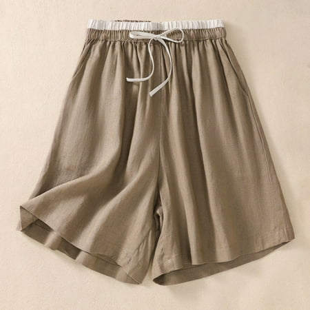 Wyongtao Athletic Works Shorts Women Casual Summer Lightweight Button Elastic High Waist Cotton Linen Pant Home Pajama Beach Wide Leg Shorts
Wyongtao Athletic Works Shorts Women Casual Summer Lightweight Button Elastic High Waist Cotton Linen Pant Home Pajama Beach Wide Leg Shorts
