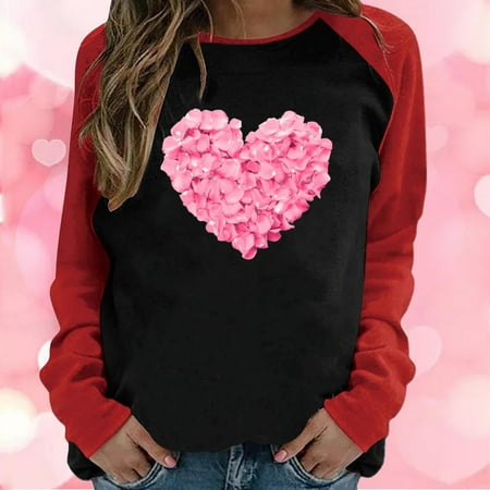 Hvyesh Women Valentines Day Pullover Sweatshirts Long Sleeve Love Heart Sweater Crewneck Casual Fall Tops T-Shirts Red shirts for women M
Hvyesh Women Valentines Day Pullover Sweatshirts Long Sleeve Love Heart Sweater Crewneck Casual Fall Tops T-Shirts Red shirts for women M