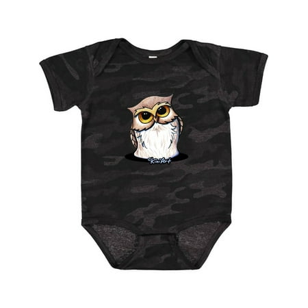Inktastic KiniArt Owl Gift Baby Boy or Baby Girl Bodysuit