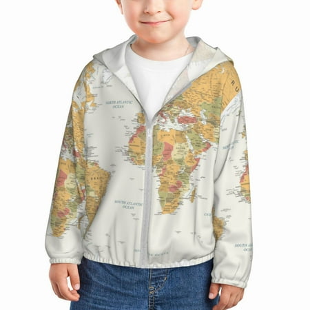 Gaeub World Map 1 Print Athletic Sun Protection Hoodie for Kids Long Sleeve Outdoor UV Shirt Running Fishing Top for Boys Girls-3 Years
Gaeub World Map 1 Print Athletic Sun Protection Hoodie for Kids Long Sleeve Outdoor UV Shirt Running Fishing Top for Boys Girls-3 Years