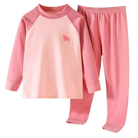 Otqutp Children Sleepwear Set Kids Boys Girls Blocking Shoulder Sleeve Long Sleeve Pajamas Pants Thermal Underwear Set 1-17 Years(Red 5-6 Years)
Otqutp Children Sleepwear Set Kids Boys Girls Blocking Shoulder Sleeve Long Sleeve Pajamas Pants Thermal Underwear Set 1-17 Years(Red 5-6 Years)