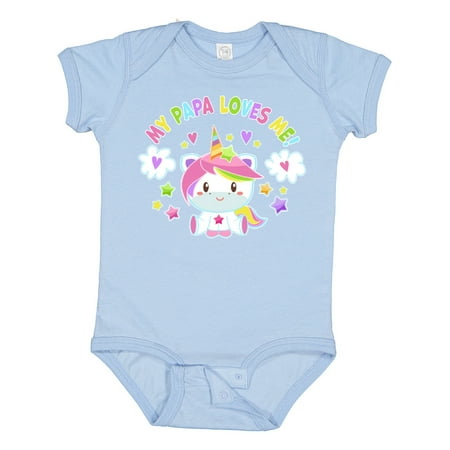 Inktastic My Papa Loves Me with Cute Rainbow Unicorn Gift Baby Boy or Baby Girl Bodysuit
Inktastic My Papa Loves Me with Cute Rainbow Unicorn Gift Baby Boy or Baby Girl Bodysuit