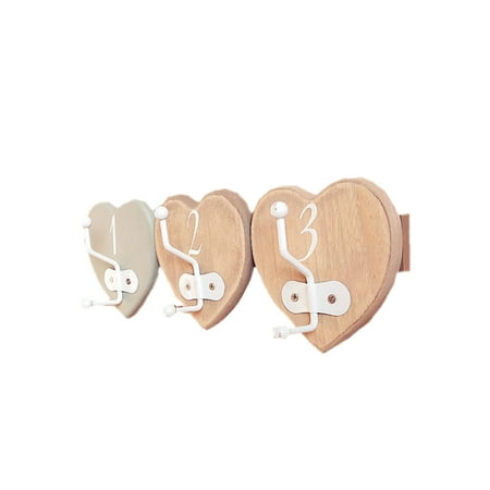 Punch Free Wall Mounted Adhesive Hooks Heart Shape Wooden Hanger for Home Office Bedroom
Punch Free Wall Mounted Adhesive Hooks Heart Shape Wooden Hanger for Home Office Bedroom