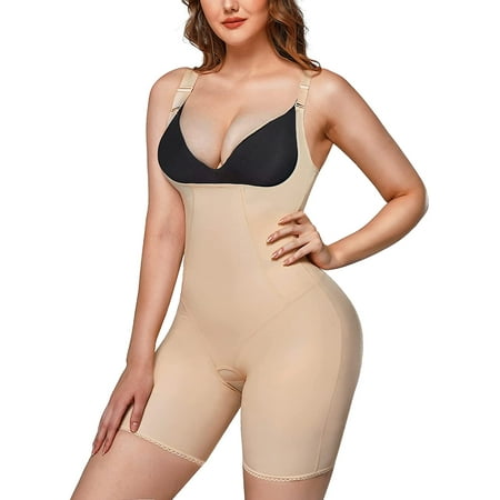 Nebility Women Shapewear Bodysuit Full Body Fajas Waist Trainer Tummy Control High Waist Body Shaper Butt Lifter Shorts(Beige Small)
Nebility Women Shapewear Bodysuit Full Body Fajas Waist Trainer Tummy Control High Waist Body Shaper Butt Lifter Shorts(Beige Small)