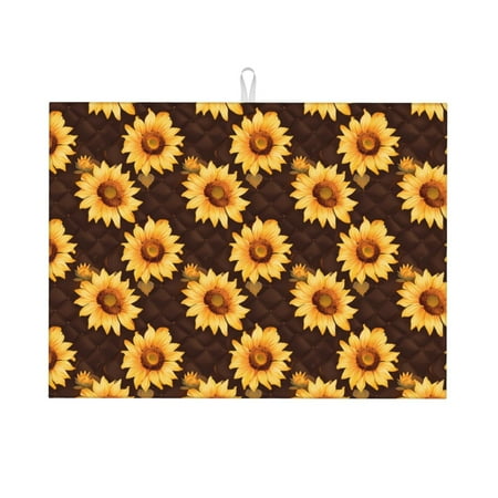 Jgfou Chocolate Plaid Sunflower A Print Dish Drying Mat Large Dish Drying Mats for Kitchen Counter Easy Clean Dish Mat Kitchen Drying Mat 18 x24
Jgfou Chocolate Plaid Sunflower A Print Dish Drying Mat Large Dish Drying Mats for Kitchen Counter Easy Clean Dish Mat Kitchen Drying Mat 18 x24