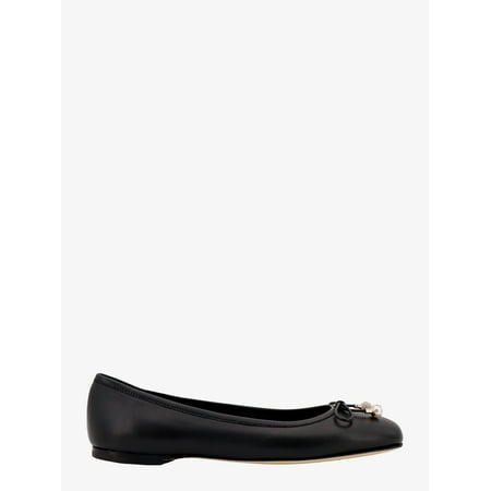 Jimmy Choo Woman Ballerinas Woman Black Ballerinas