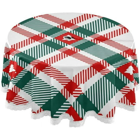 SKYSONIC Christmas Tree Red Green Plaid Outdoor Round Tablecloth Waterproof Stain-Resistant Non-Slip Circular Tablecloth 60 Inch with Umbrella Hole and Zipper for Tabletop Backyard Party BBQ Decor
SKYSONIC Christmas Tree Red Green Plaid Outdoor Round Tablecloth Waterproof Stain-Resistant Non-Slip Circular Tablecloth 60 Inch with Umbrella Hole and Zipper for Tabletop Backyard Party BBQ Decor