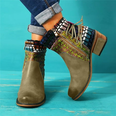 TALKVE Boots Boots Short Zipper Fashion Roman Ethnic Heel Women s Side Women s Boots
TALKVE Boots Boots Short Zipper Fashion Roman Ethnic Heel Women s Side Women s Boots